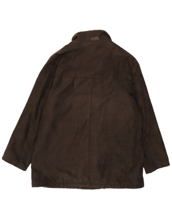 Bugatti Herren-Windbreaker-Mantel UK 44 2XL Khaki Polyester