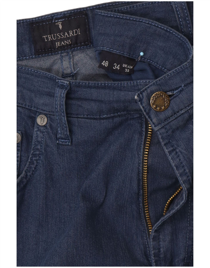 TRUSSARDI Herren Straight Jeans W32 L32 Blau
