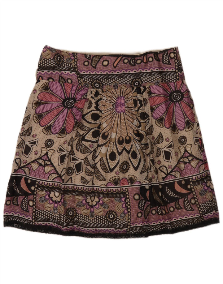 Marella Damen-Minirock W32, groß, mehrfarbig, mit Blumenmuster