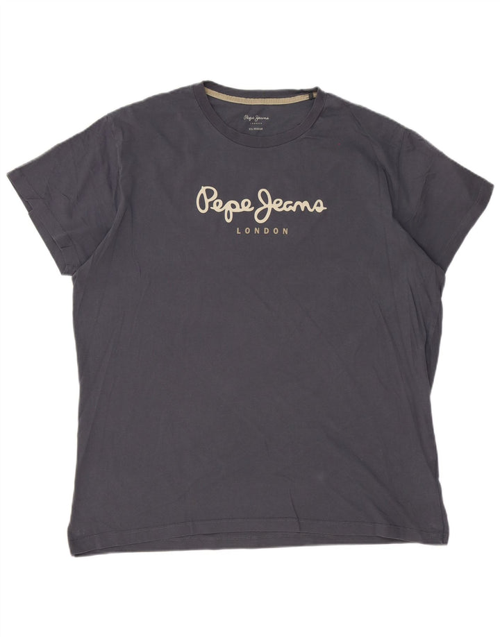 PEPE Jeans Herren Regular Graphic T-Shirt Top 2XL Grau