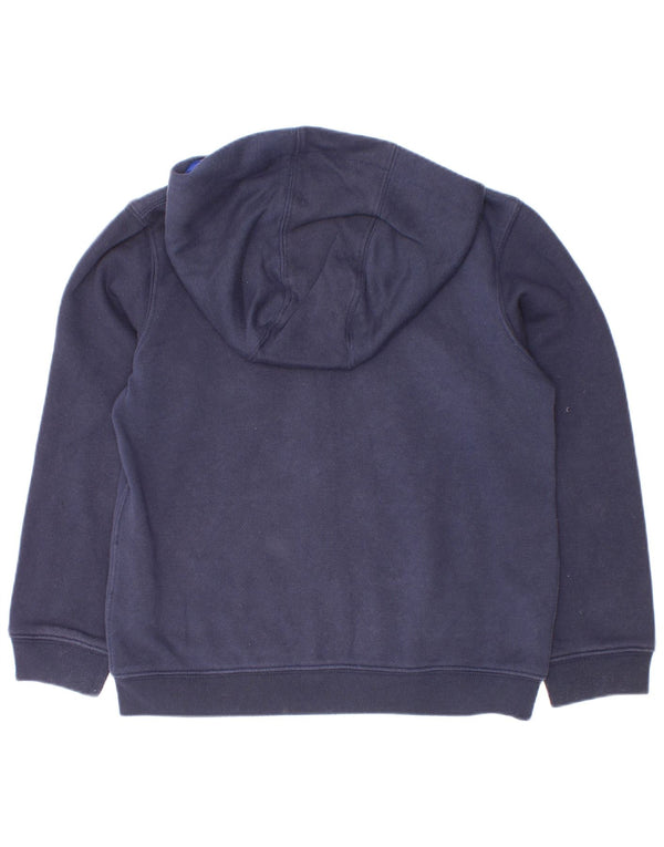 Nike Jungen-Kapuzenpullover mit Reißverschluss, 6–7 Jahre, groß, marineblaue Baumwolle
