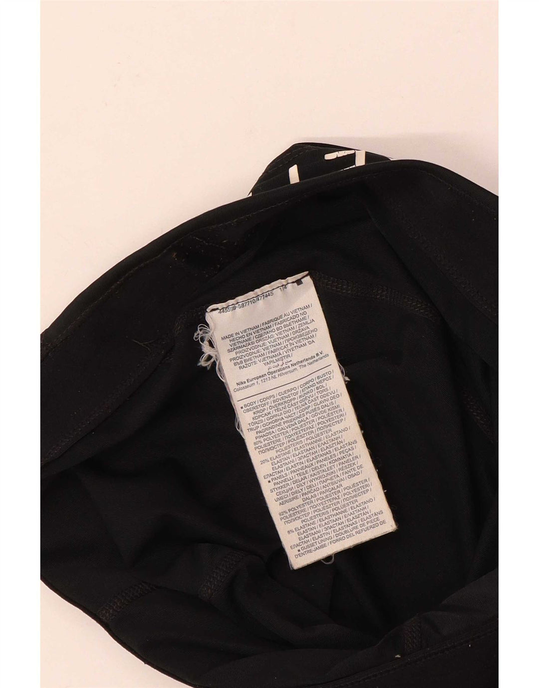 Nike Womens Graphic Leggings UK 10 Small Schwarz Polyester