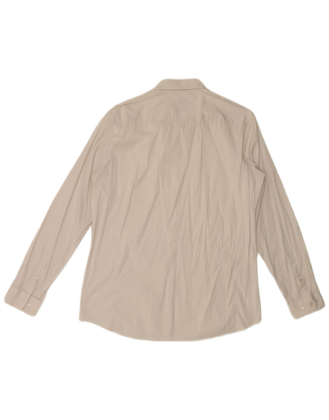 Hugo Boss Herren-Slim-Fit-Hemd, Größe 42, groß, weiße Baumwolle