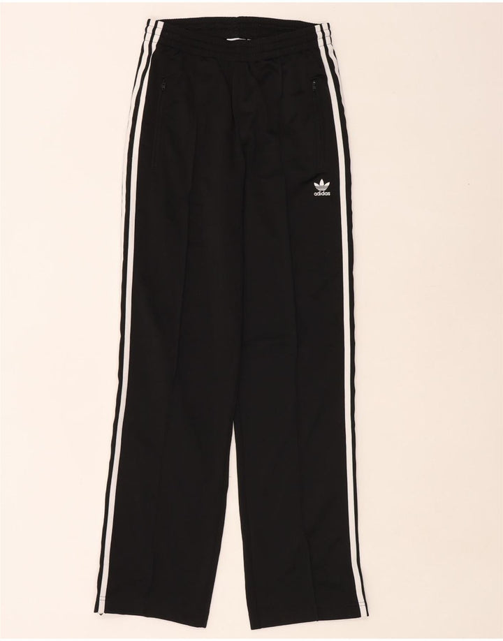 Adidas Damen Trainingshose UK 8 Small Schwarz Polyester
