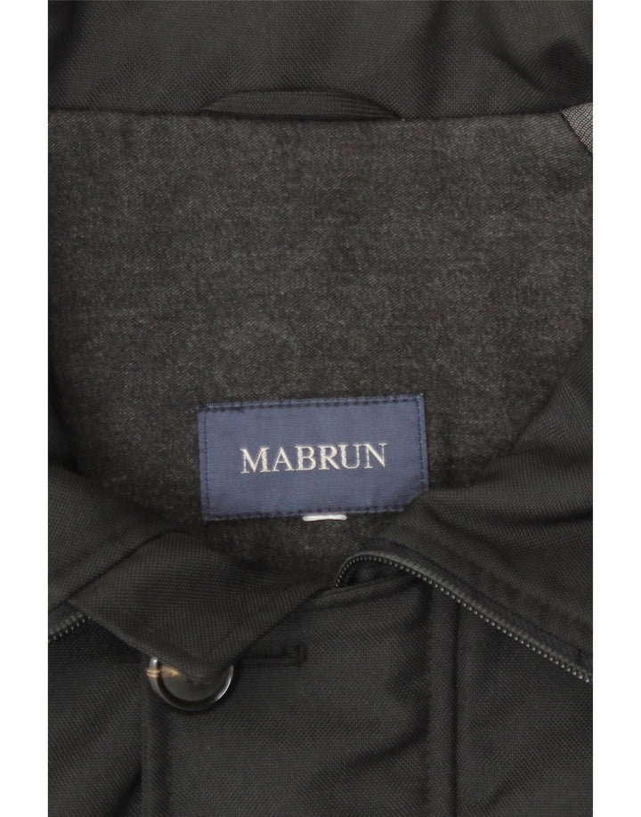 Mabrun Herren Windjacke UK 40 Large Schwarz Polyamid