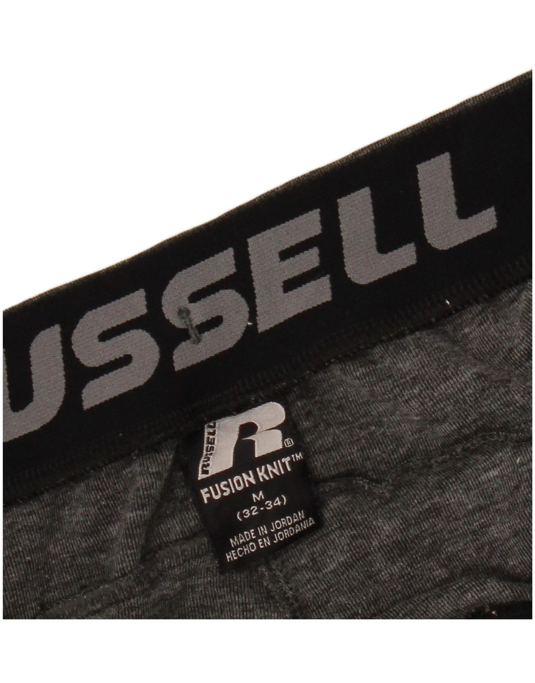 RUSSELL ATHLETIC Herren-Trainingshose, Jogginghose, mittelgrau meliert
