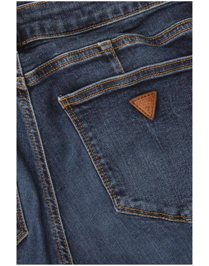 Guess Damen Slim Jeans W26 L26 Marineblau