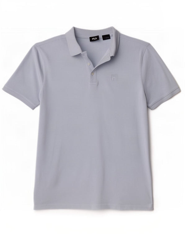 Fila Herren-Poloshirt, große blaue Baumwolle