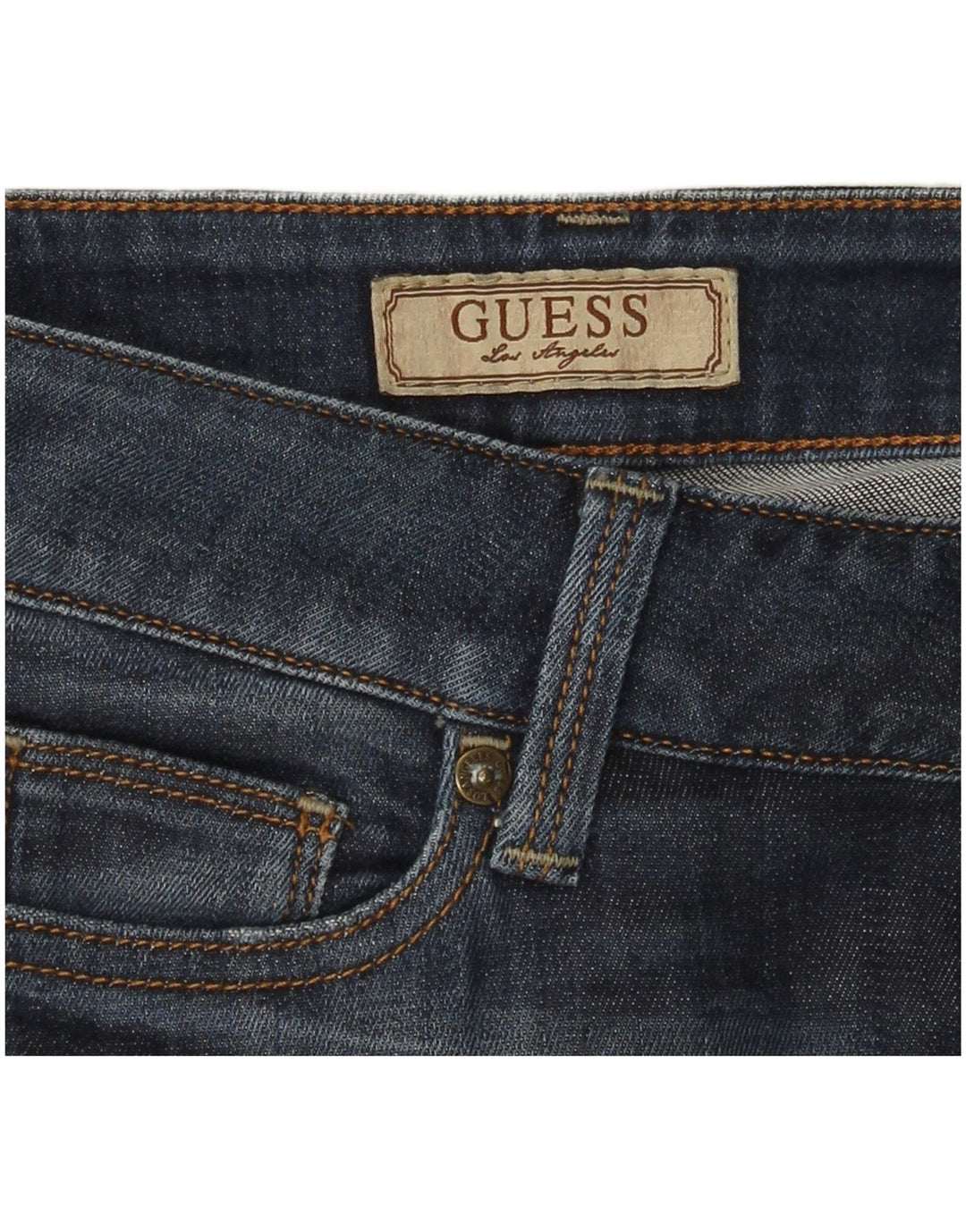 Guess Damen Starlet Skinny Jeans W28 L34 Blau