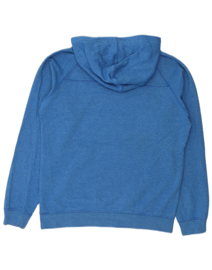 Jack & Jones Herren-Kapuzenpullover mit Grafik, mittelblaue Baumwolle