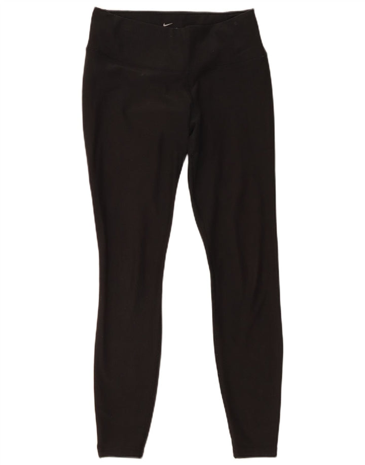 Nike Damen Dri Fit Leggings UK 4 XS Schwarz Polyester