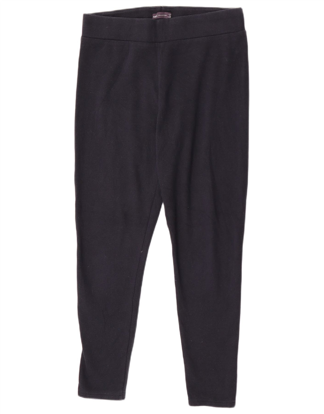Marks & Spencer Damen Leggings UK 14 Large Marineblau Polyester