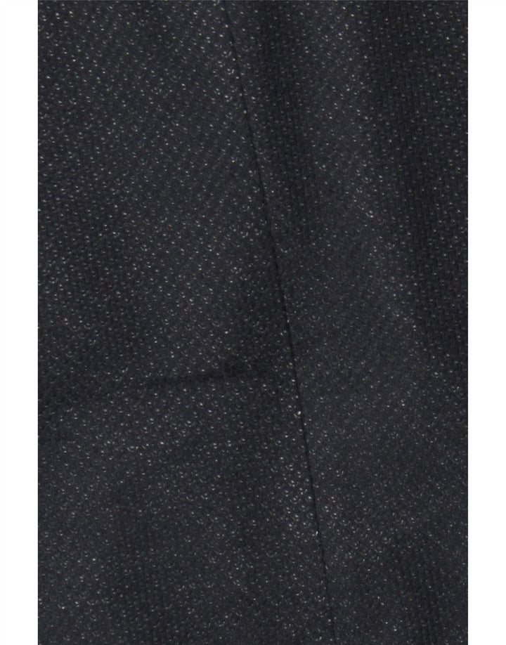Zara Herren-Blazer mit 2 Knöpfen, Gr. 40, groß, marineblau, Polyester
