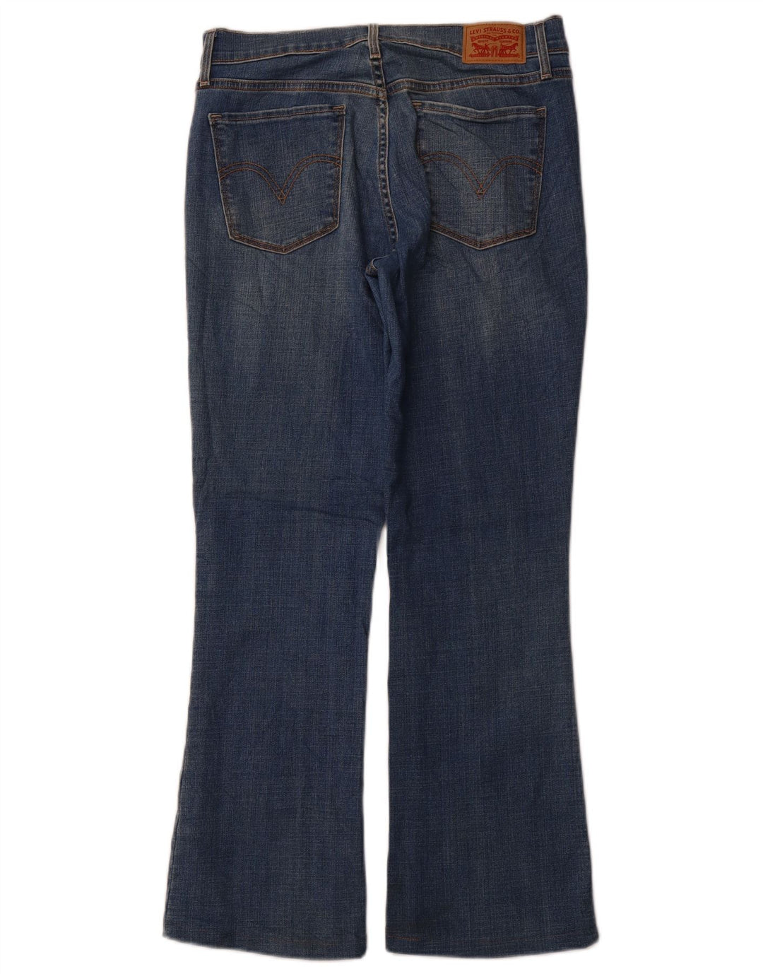 LEVI'S Damen 515 Bootcut Jeans US 6 Medium W32 L28 Blaue Baumwolle