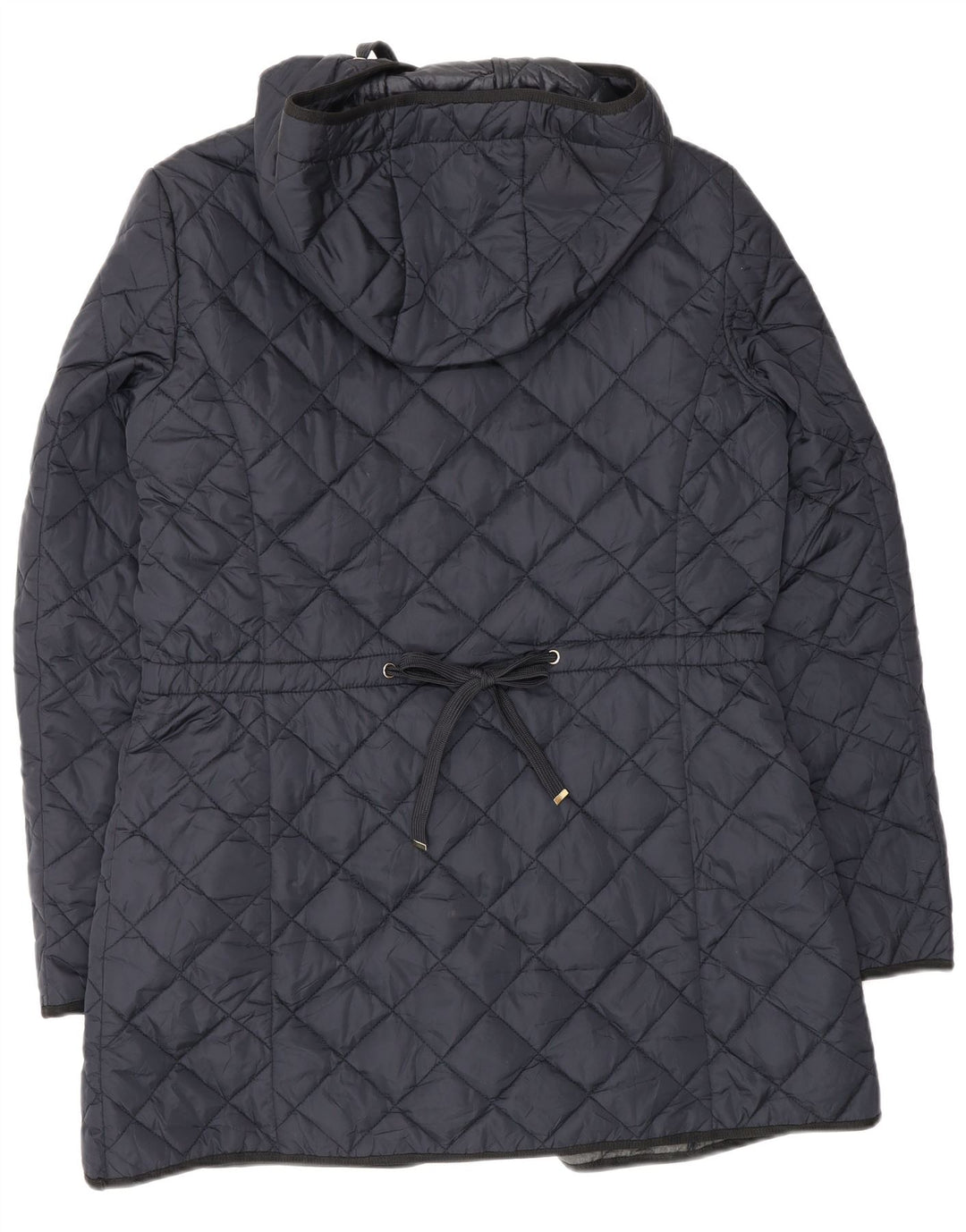 Massimo Dutti Damen Steppjacke mit Kapuze UK 18 XL Marineblau