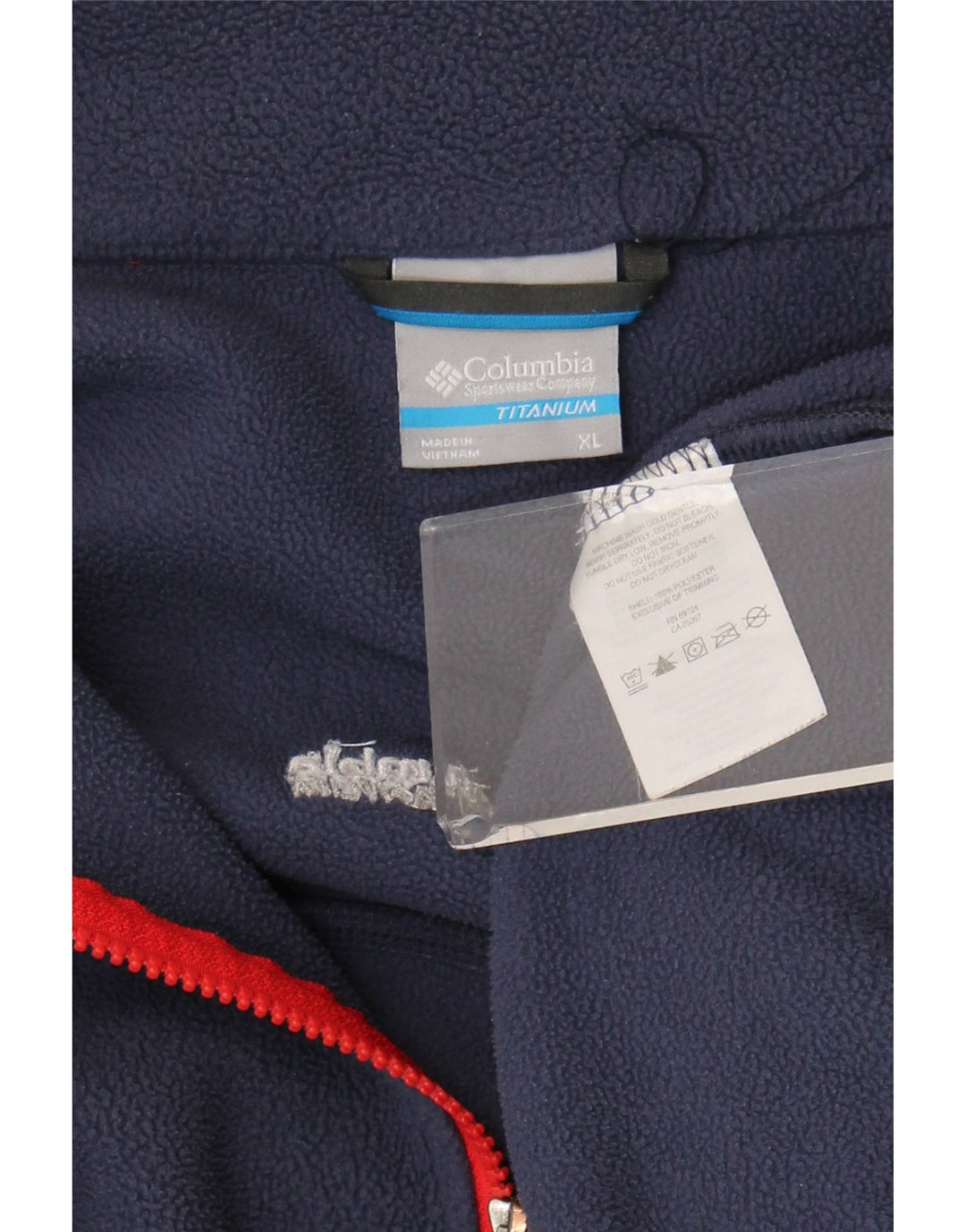 Columbia Herren Titanium Fleece Jacke UK 42 XL Marineblau Polyester