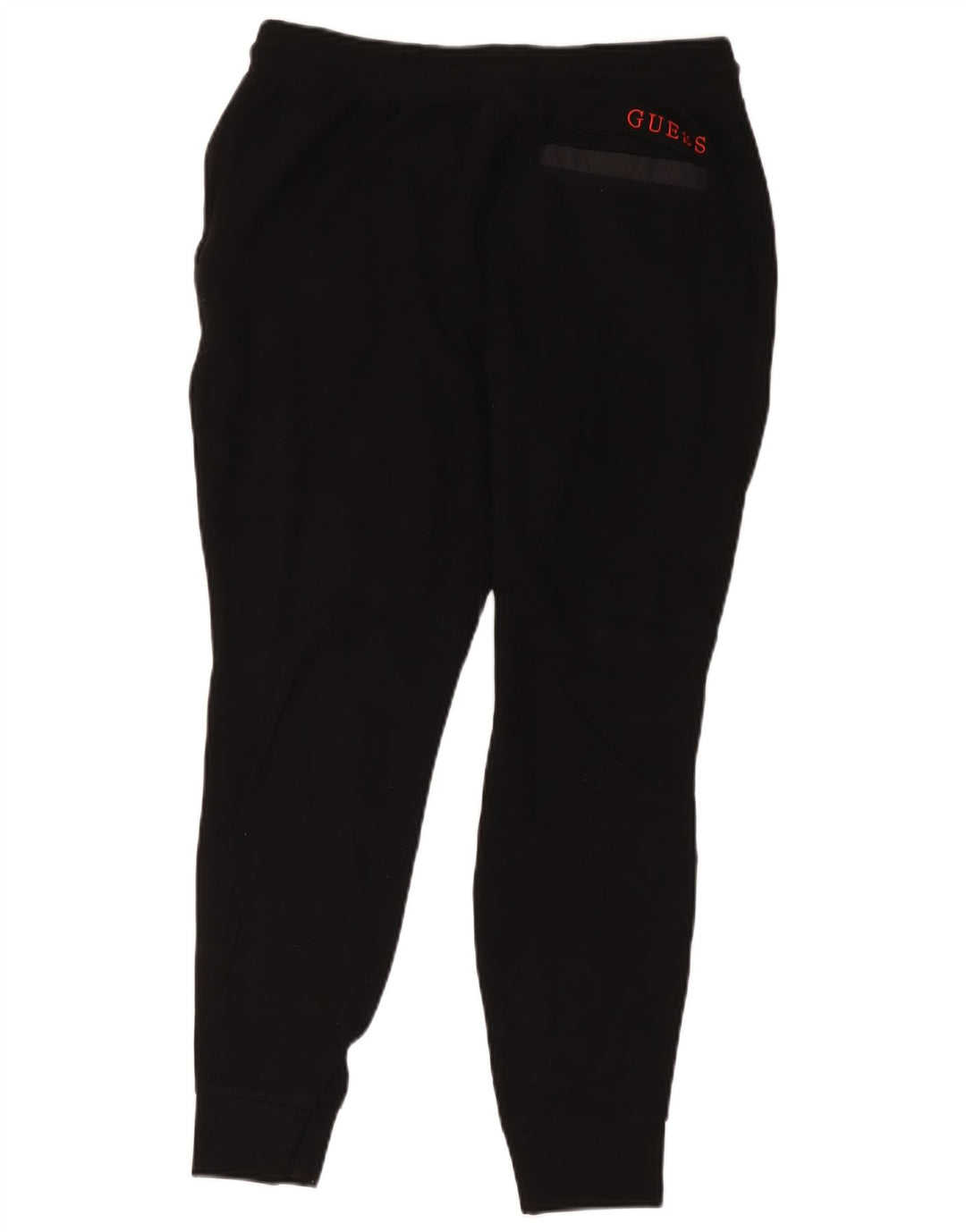 Guess Herren-Trainingshose, Jogginghose, Größe S, schwarze Viskose