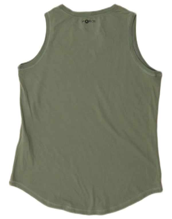 Carhartt Womens Relaxed Fit Vest Top UK 8/10 Mittelgrünes Polyester