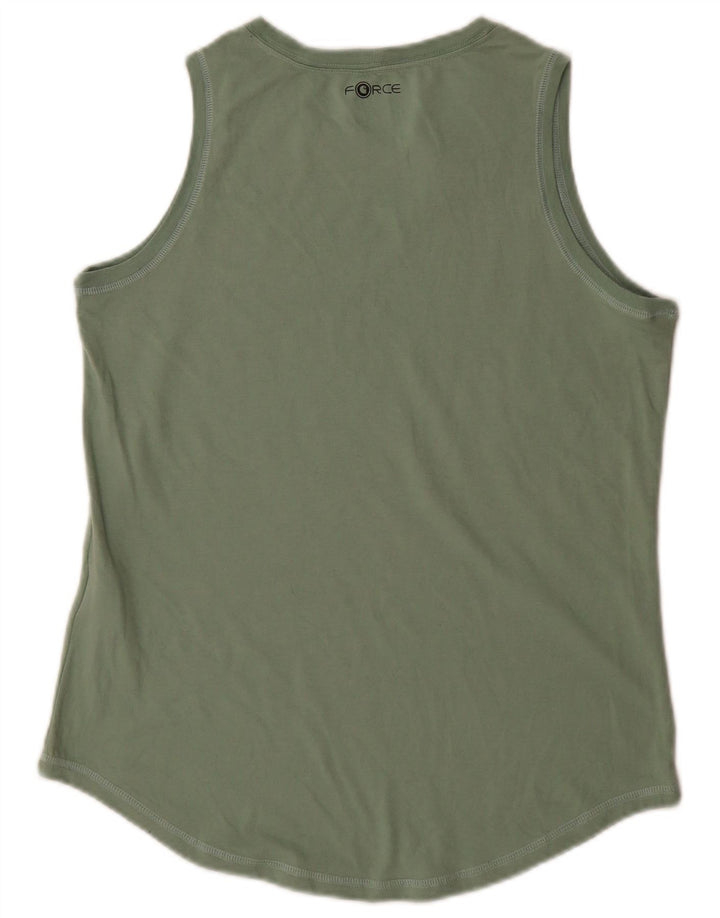 Carhartt Womens Relaxed Fit Vest Top UK 8/10 Mittelgrünes Polyester