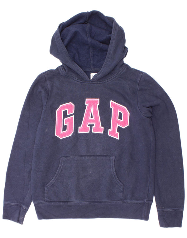 Gap Graphic Hoodie-Pullover für Mädchen, 11–12 Jahre, XL, Marineblau, Baumwolle