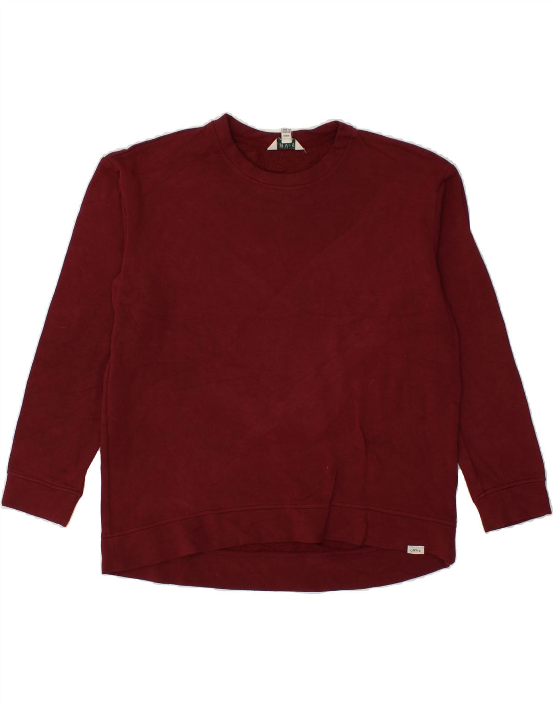 ORVIS Womens Sweatshirt Jumper UK 10 Small Burgundy Modal Vintage Orvis and Second-Hand Orvis from Messina Hembry 