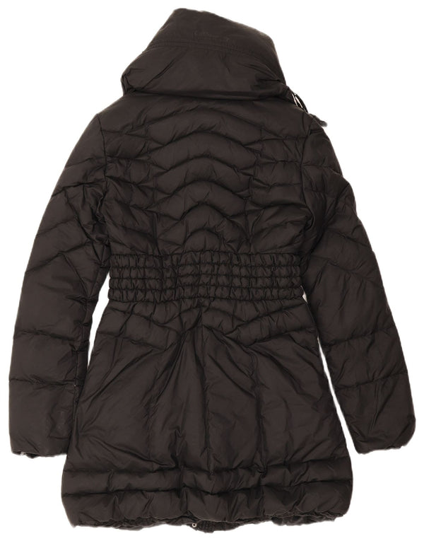 Guess Wattierter Damenmantel UK 8 Small Schwarz Polyester