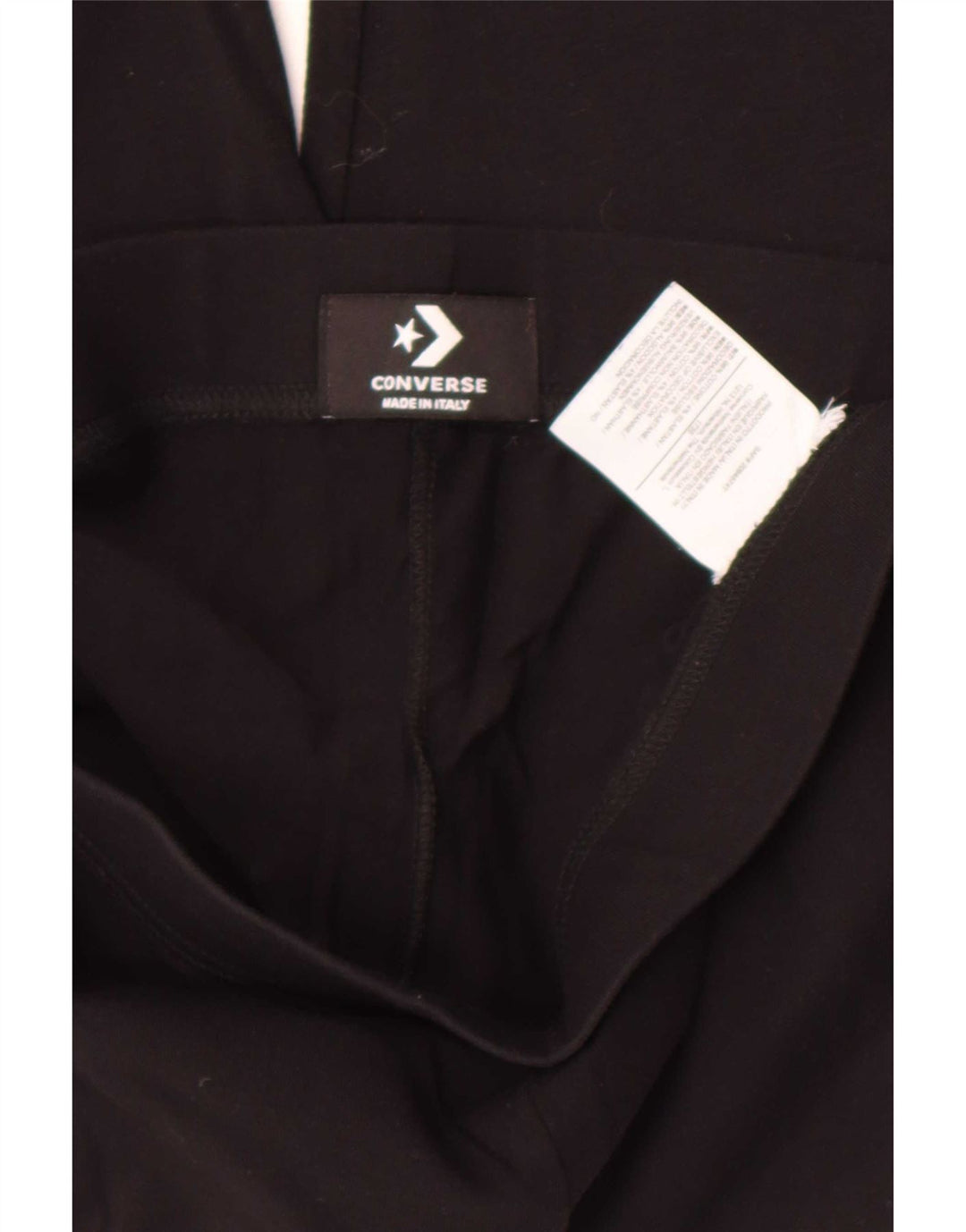 Converse Damen Grafik-Leggings aus mittlerer schwarzer Baumwolle