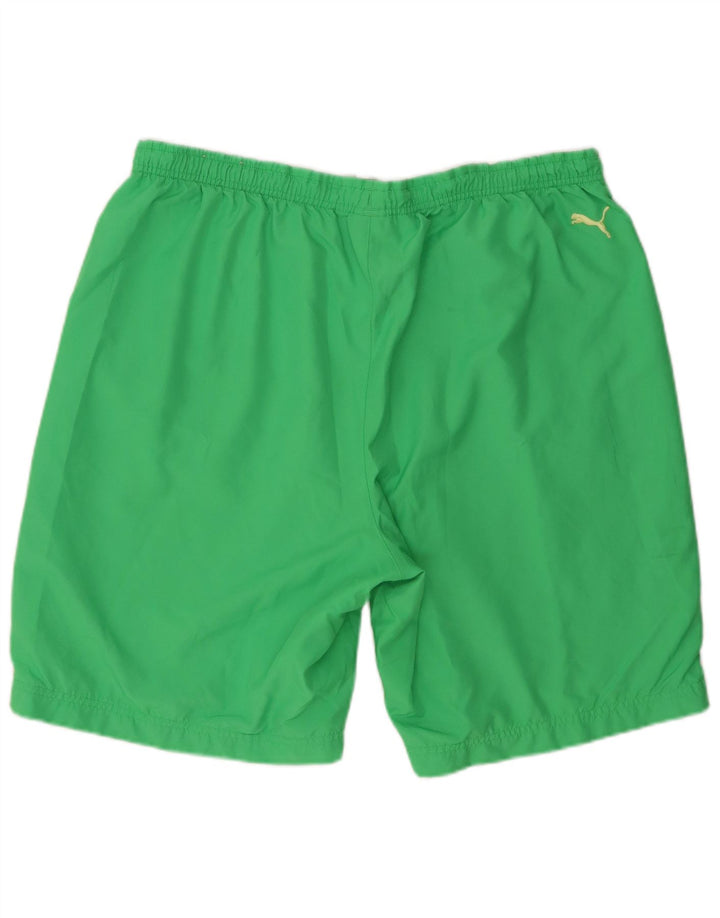 Puma Herren Graphic Sport Shorts XL Grün Polyester