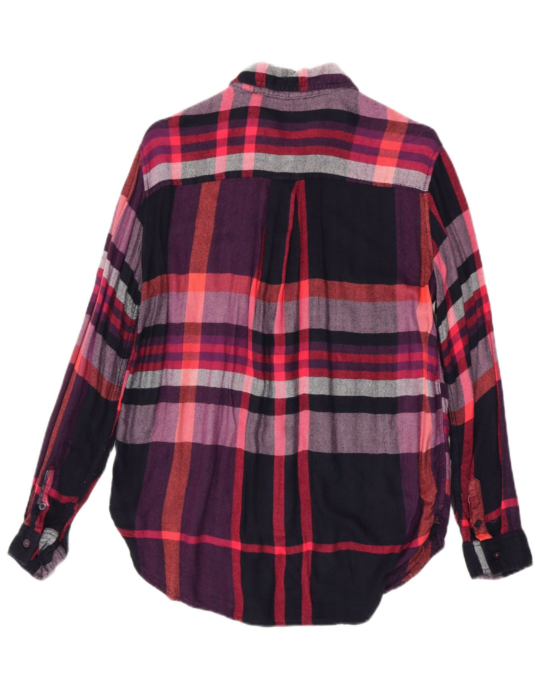 Joules Damen Flanellhemd UK 12 Mittelschwarz kariert