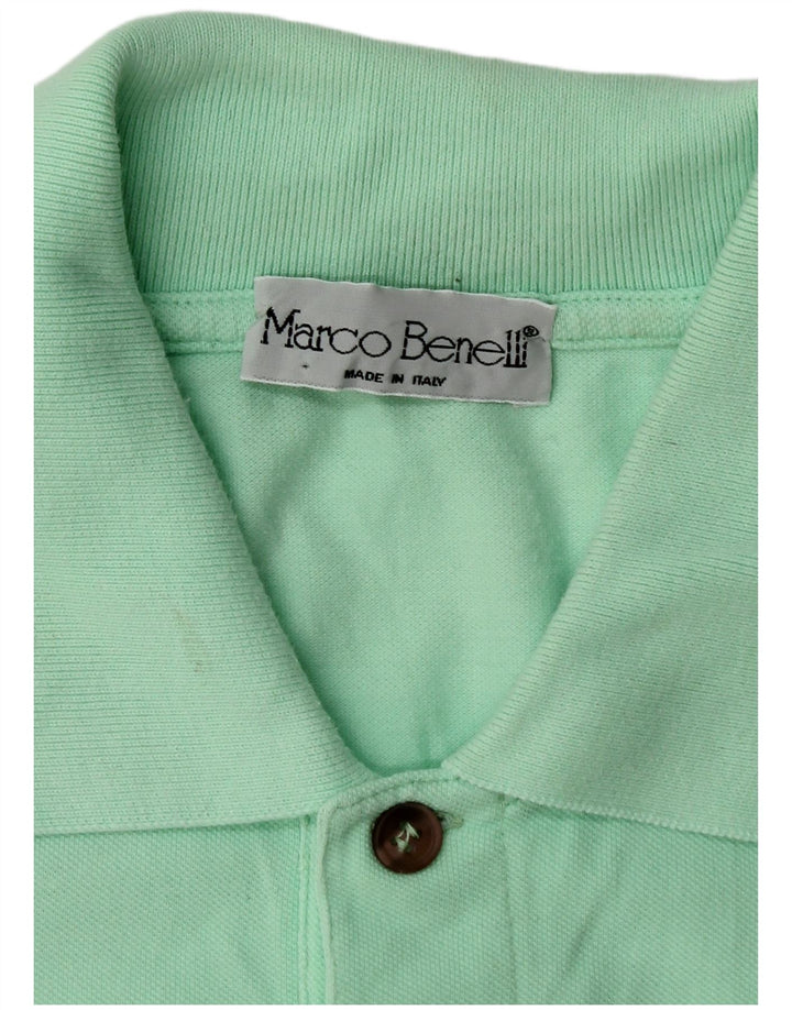 Vintage Herren Poloshirt Mittelgrün