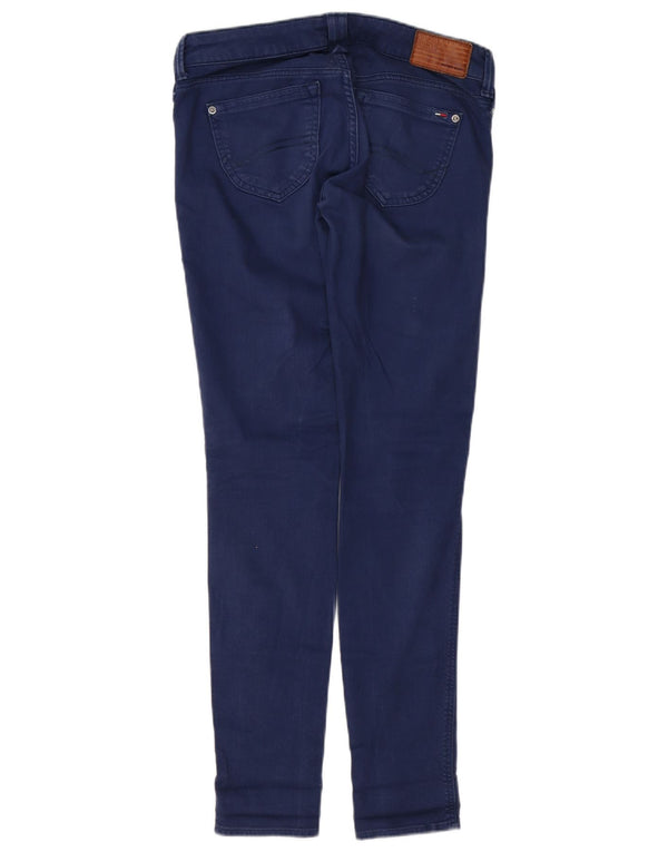 Tommy Hilfiger Damen Skinny Jeans W28 L32 Blaue Baumwolle
