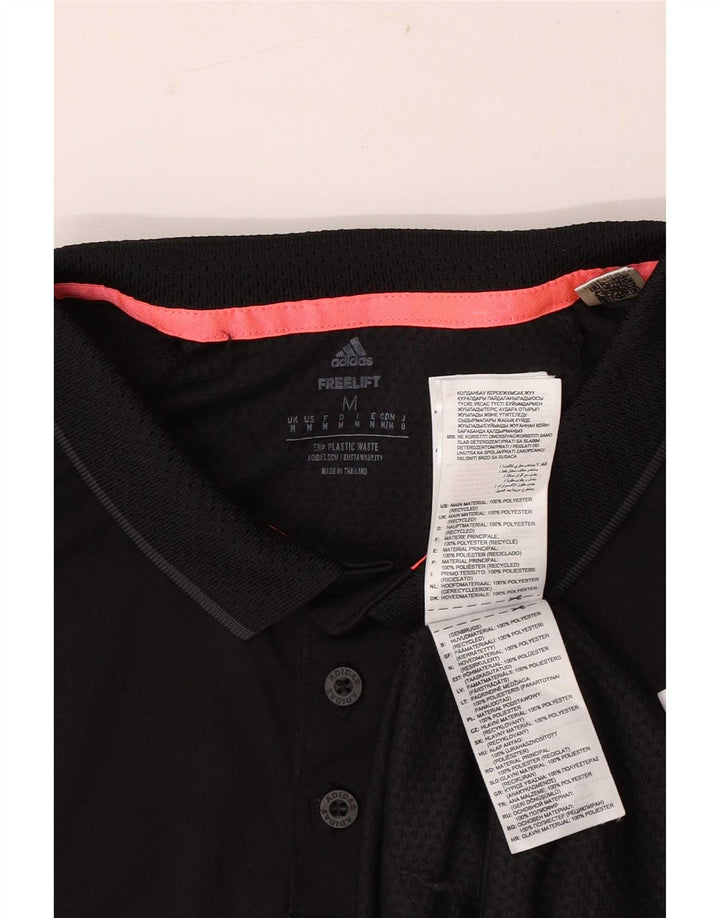 Adidas Herren Regular Fit Poloshirt Medium Schwarz Polyester