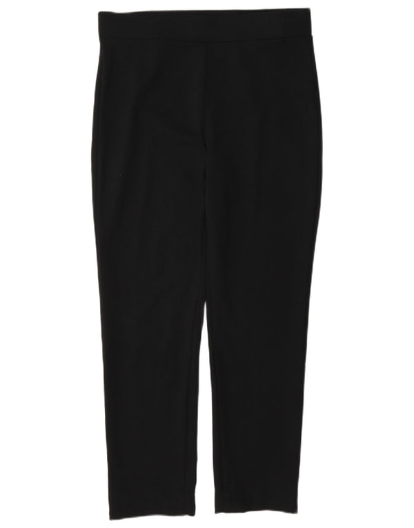 Marks & Spencer Damen Slim Cropped-Hose UK 12 Medium W30 L25 Schwarz