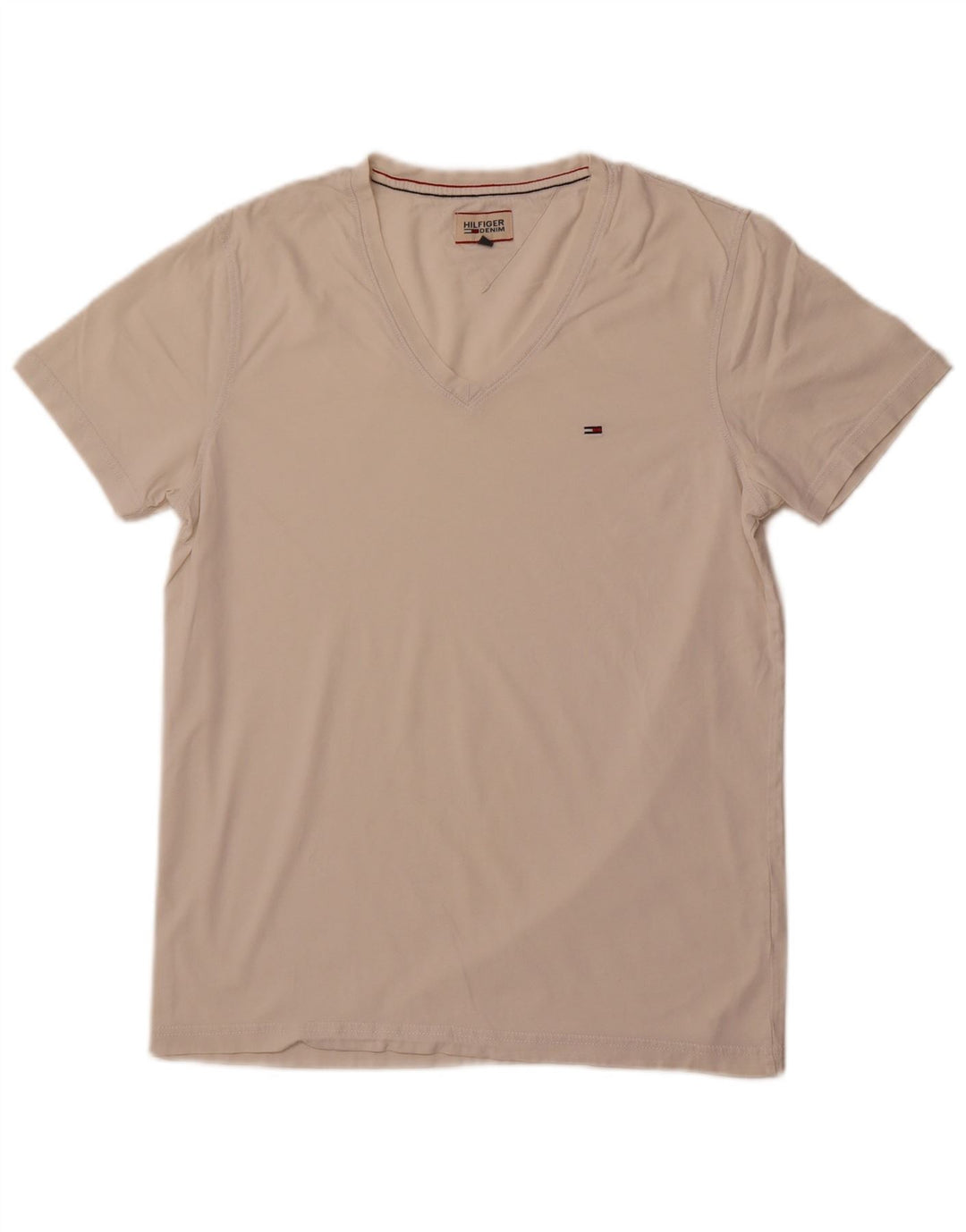 TOMMY HILFIGER Herren T-Shirt Top Large Weiß