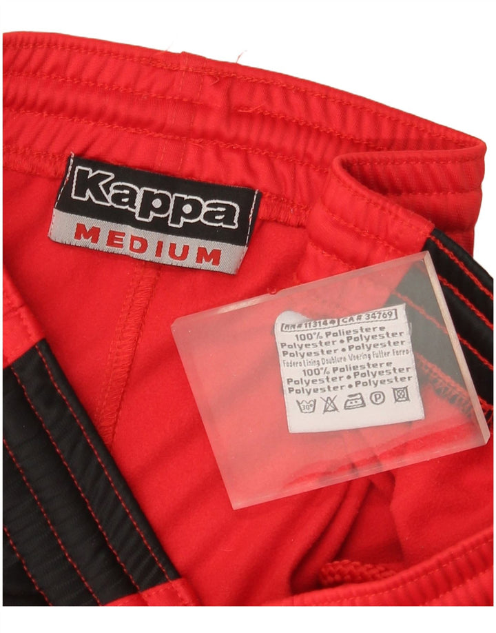 Kappa Herren-Trainingshose, Mittelrotes Farbblock-Polyester