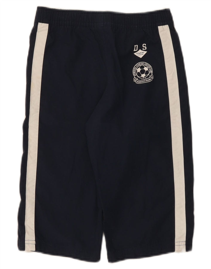 Nike Jungen-Sportshorts mit Grafik, 5–6 Jahre, mittelgroß, Marineblau, Farbblock