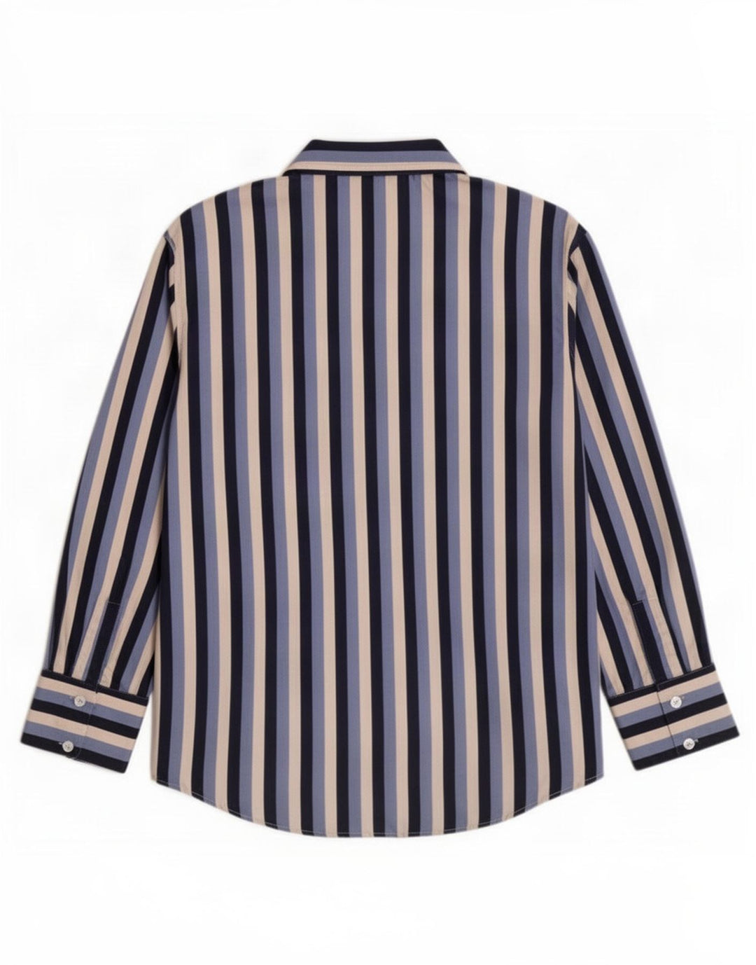 Zara Damen Hemdbluse UK 10 Small Blau gestreift Polyester