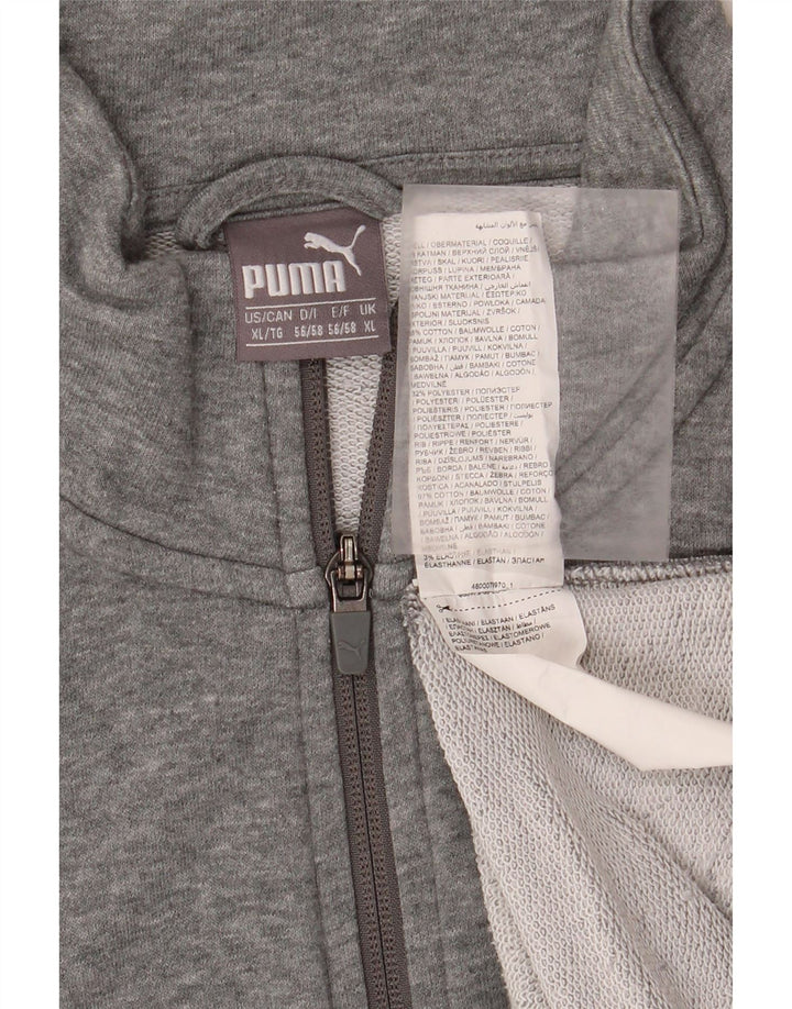 Puma Herren Graphic Trainingsanzug Top Jacke XL Grau Baumwolle
