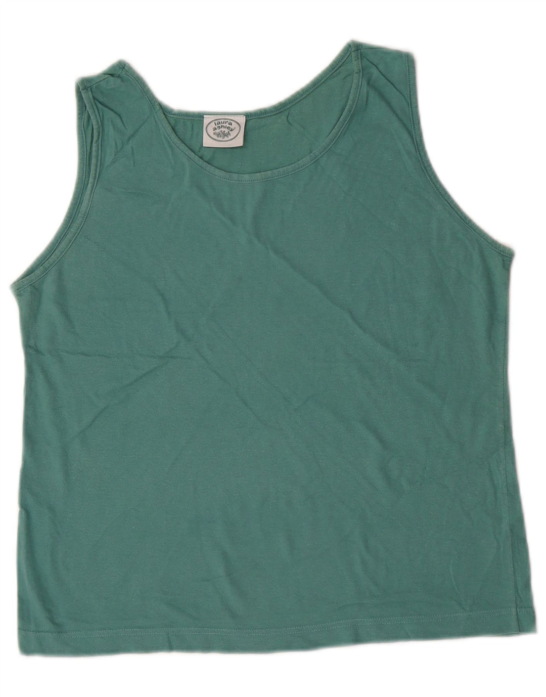 Laura Ashley Damen Crop Vest Top UK 12 Mittelgrün