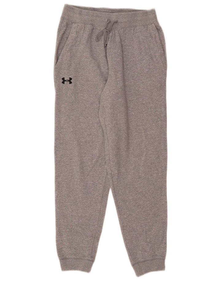 Under Armour Herren-Trainingshose, Jogginghose, mittelgrau gefleckte Baumwolle