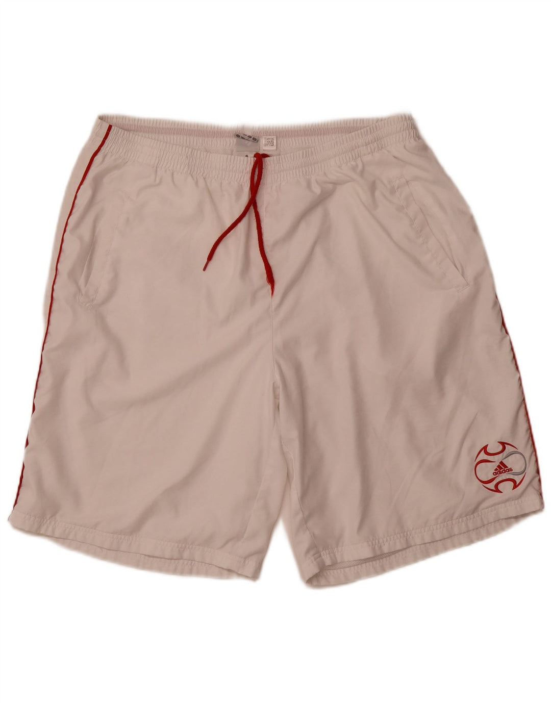 Adidas Herren Sport Shorts XL Weiß Polyester