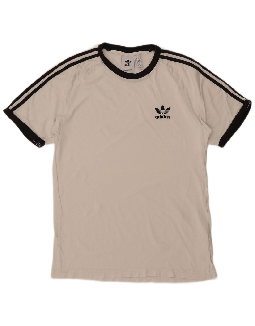 ADIDAS Herren T-Shirt Top Mittelweiße Baumwolle