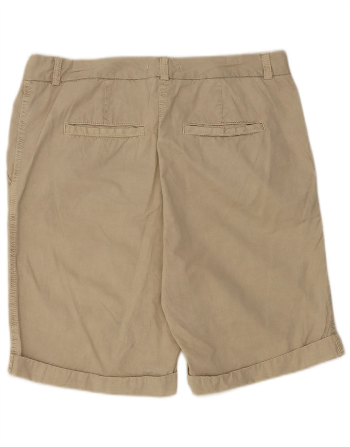 Marks & Spencer Damen Chinoshorts UK 12 Medium W32 Beige Baumwolle