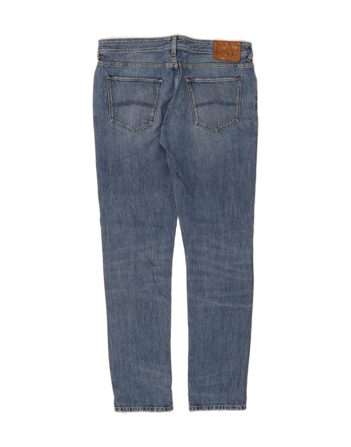 JACK WILLS Mens Slim Jeans W34 L31 Blue Vintage Jack Wills and Second-Hand Jack Wills from Messina Hembry 