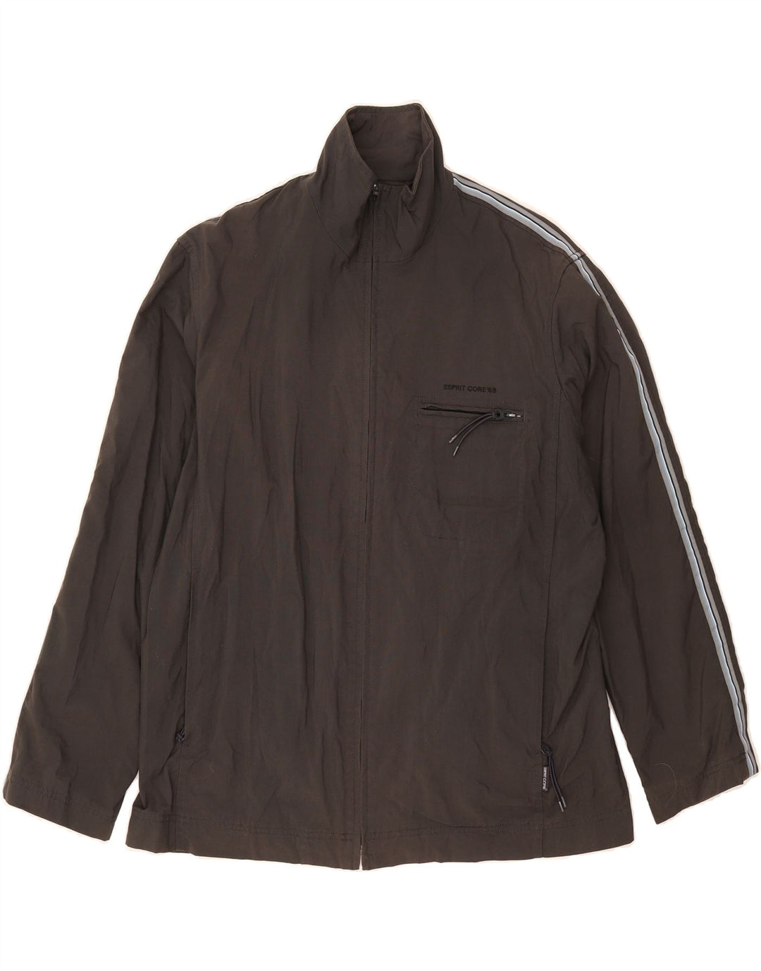 ESPRIT Mens Bomber Jacket UK 40 Large Grey Polyamide Vintage Esprit and Second-Hand Esprit from Messina Hembry 