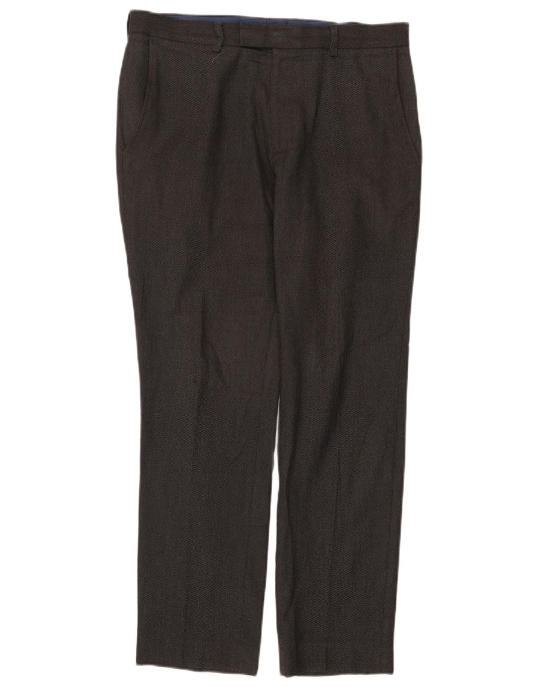 Marks & Spencer Slim-Anzughose für Herren, W32, L29, grau, Polyester
