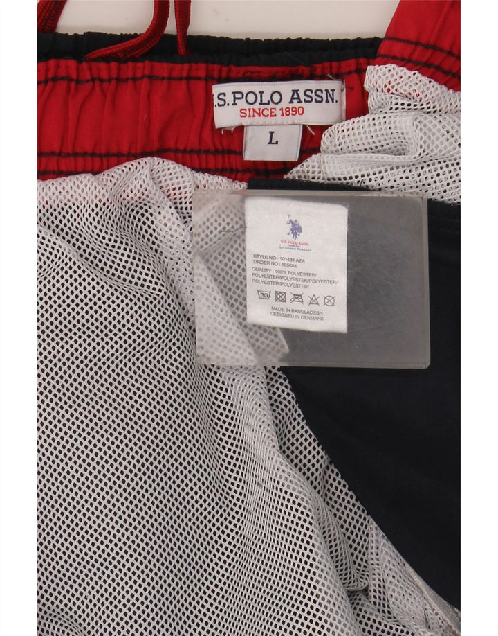 U.S. Polo Assn. Herren-Badeshorts, groß, marineblau, Polyester