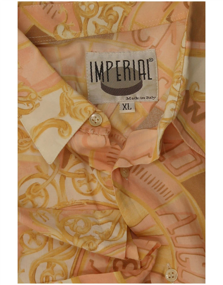 Imperial Herren Grafik-Kurzarmhemd XL Beige