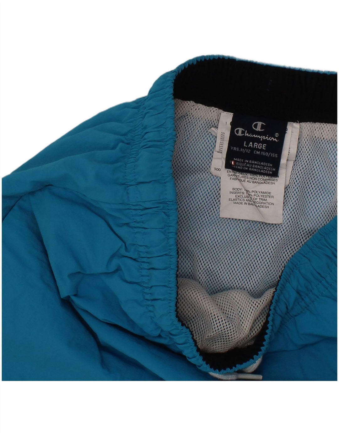 CHAMPION Sportshorts für Jungen, 11–12 Jahre, Größe L, Blau, Polyamid