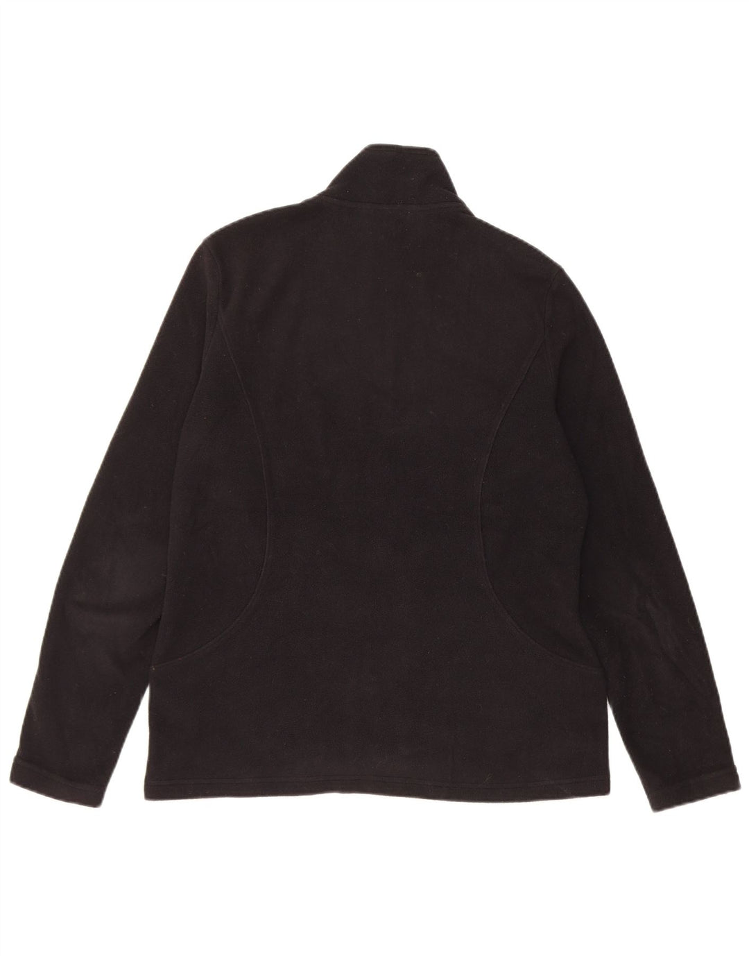 Marks & Spencer Damen Fleecejacke UK 12 Medium Schwarz Polyester